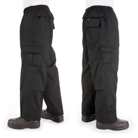 'DNC' Drawstring Poly Cotton Cargo Pants