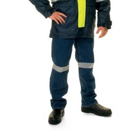 'DNC' Mens Denim Jeans with 3M Reflective Tape