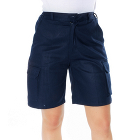'DNC' Ladies Cotton Drill Cargo Shorts