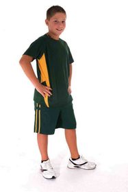 'DNC' Kids Contrast Stripe Track Shorts
