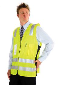 'DNC' Day and Night Safety Vest with 3M reflective Tape