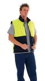 'DNC' HiVis Two Tone Reversible Vest