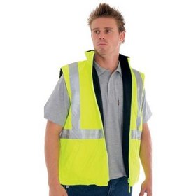 'DNC' HiVis Reversible Vest 3M Reflective Tape
