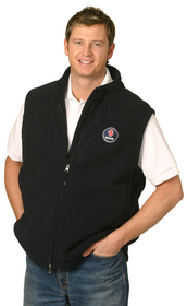 'Winning Spirit' Mens 'Diamond' Bonded Fleece Vest