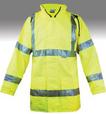 Waterproof Hi Vis Nylon Bomner Jacket with Relective Tape