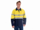 'DNC' HVis Two Tone Protector Drill Jacket with 3M Tape