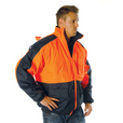 'DNC' HiVis Contrast Bomber Jacket
