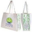 'Logo-Line' Giant Bamboo Carry Bag with Double Handles