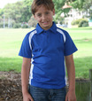 'Bocini' Kids Team Essentials Short Sleeve Contrast Panel Polo