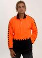 Long Sleeve Hi-Vis Cool and Dry Safety Polo with Arrow Tape
