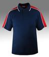 'Boronia' Yarn CoolDry Shoulder Panel Polo with Contrast Piping