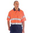 'DNC' HiVis D/N Cool Breathe Short Sleeve Polo Shirt with 3M 8906 R/Tape