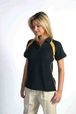 'DNC' Ladies Poly/Cotton Contrast Raglan Panel Polo