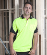 'JB' Hi Vis Contrast Piping Polo
