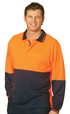 'Winning Spirit' High Visibility True Dry Mesh Knit L/S Safety Polo