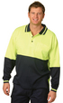 'Winning Spirit' High Visibility True Dry Mesh Knit L/S Safety Polo