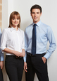 'Biz Collection' Mens Luxe Long Sleeve Premium Cotton Shirt