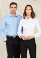 'Biz Collection' Mens Epaulette Shirt Long Sleeve