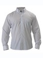 'Bisley Workwear' Mens Long Sleeve Cross-Dyed Check Business Shirt