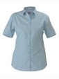 'Bisley Workwear' Ladies Short Sleeve Poplin Business Shirt