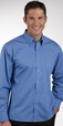 'City Collection' Mens Long Sleeve Micro Check Shirt