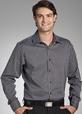 'Corporate Reflection' Mens Bold Stripe Long Sleeve Tailored Shirt