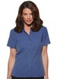 'Corporate Reflection' Ladies Climate Smart Short Sleeve Tailored Blouse