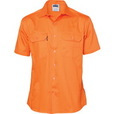 'DNC' Cotton Drill Work Shirt - S/S