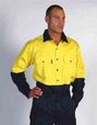 'DNC' HiVis Cool-Breeze Work Shirt - L/S