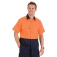 'DNC' HiVis 3 Way Cool Breeze Short Sleeve Cotton Shirt