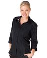 'JB' Ladies � Sleeve Contrast Placket Shirt
