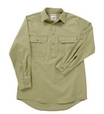 'Yakka' Closed Front Long Sleeve Drill Shirt
