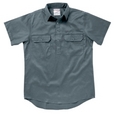 'Yakka' Closed Front Short Sleeve Drill Shirt