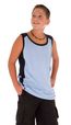 'DNC' Kids Cool-Breathe Contrast Singlet