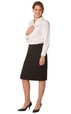 'Winning Spirit' Ladies Poly/Viscose Stretch Stripe Pencil Skirt