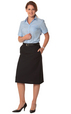 Winning Spirit' Ladies Poly/Viscose Stretch Twill Utility Skirt