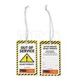 Yellow Caution Safety Tag