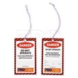 Red Danger Safety Tag