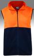 Hi Vis Zip-Thru Polar Fleece Vest