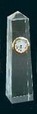 J6613 Acrylic Trophy with Clock 200mm high