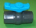 PVC BALL VALVE GREY BODY