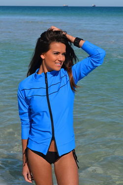 OCEAN BLUE Jacket Rashie
