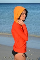 hoodie ORANGE COMBO jacket