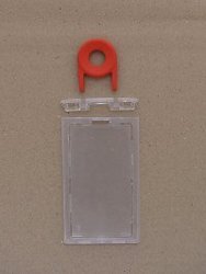 CHLV02-Key  10 Pack Lockable Rigid Card holder - Vertical