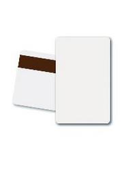 HCP002 - CR80 Card with Hi Co -2750 Oe- mag stripe - White PVC Card