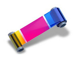 81733 Colour Ribbon 1 side YMCKO to suit Fargo C11 - C16 - On special while stocks last