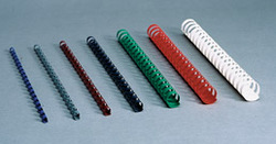 Plastic Combs - 12mm - 21Ring White Plastic Combs - 12mm - 21Ring White