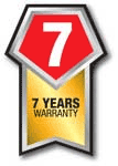 7 Year Warranty