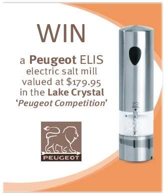 Win an Peugeot electric salt mill