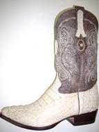 Caiman/Crocodile Western Boot